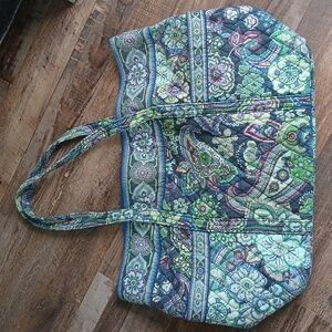 Vera Bradley Retired Blue Rhapsody Tote Bag Weekender